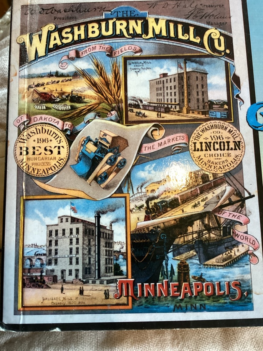 Mill City FLOUR  MINNEAPOLIS POSTCARD BOOK 📕